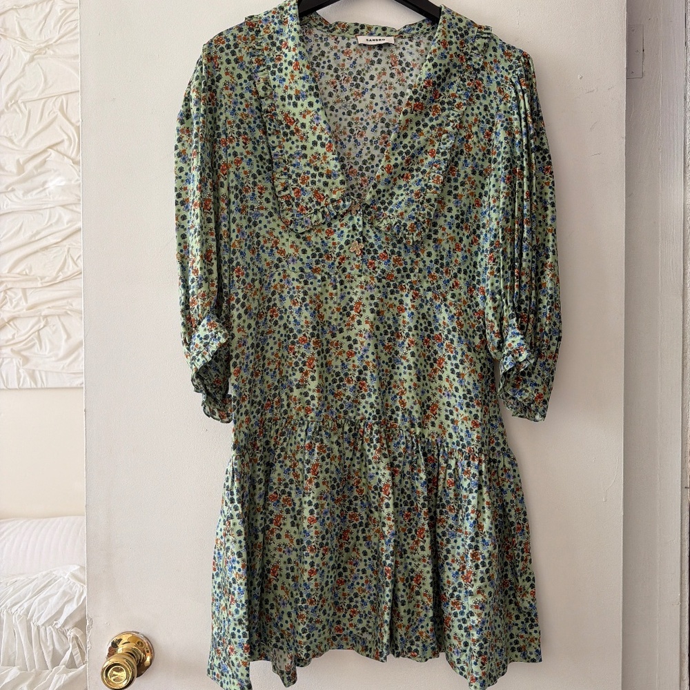 New Sandro Floral Dress